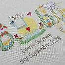 Baby Neutral Birth Sampler Cross Stitch Kit additional 4