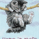 Hang on Kitty Cross Stitch Kit additional 1