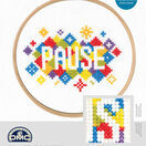 Pause Cross Stitch Kit With Hoop additional 3