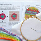 Beginners Folk Flowers - Learn How To Cross Stitch Complete Tutorial Kit additional 4