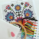 Beginners Folk Flowers - Learn How To Cross Stitch Complete Tutorial Kit additional 3