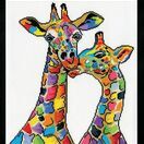 Colourful Giraffes Cross Stitch Kit additional 2