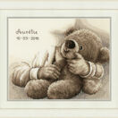 Teddy Bear Birth Sampler Cross Stitch Kit additional 2