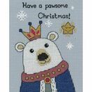Bruce Polar Bear Cross Stitch Christmas Card Kit additional 2