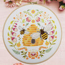 Folk Bees Embroidery Kit (hoop not included) additional 2