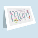 Mum Birthday Card Cross Stitch Kit additional 3