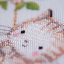 Cheeky Kitten Birth Sampler Cross Stitch Kit additional 2