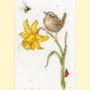 The Birds And The Bees Cross Stitch Card Kit additional 1