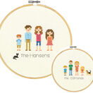 All In The Family Cross Stitch Hoop Kit additional 1