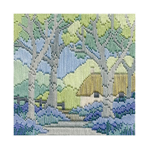 Bluebell Cottage Long Stitch Kit