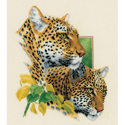 Leopard Duo Cross Stitch Kit