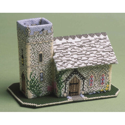 The Church 3D Cross Stitch Kit