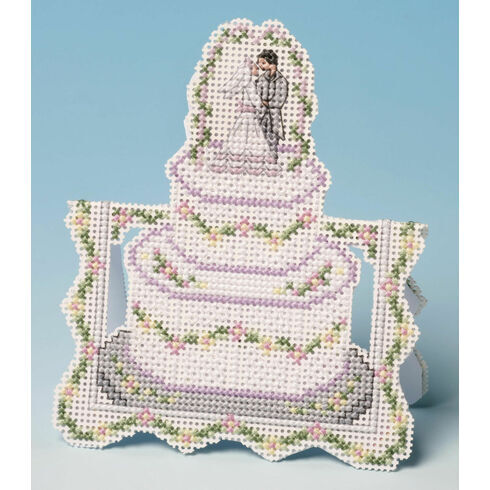 Wedding Cake Card 3D Cross Stitch Kit