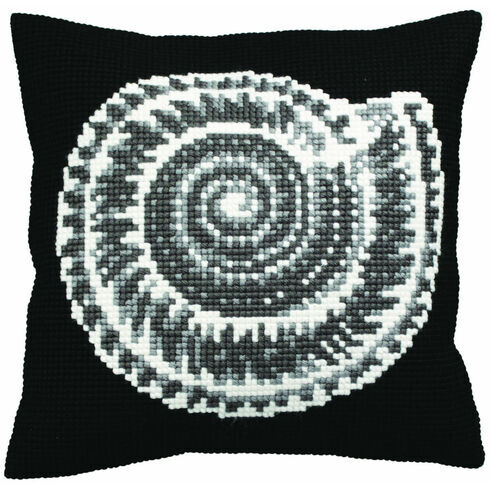 Ammonite Cushion Panel Cross Stitch Kit