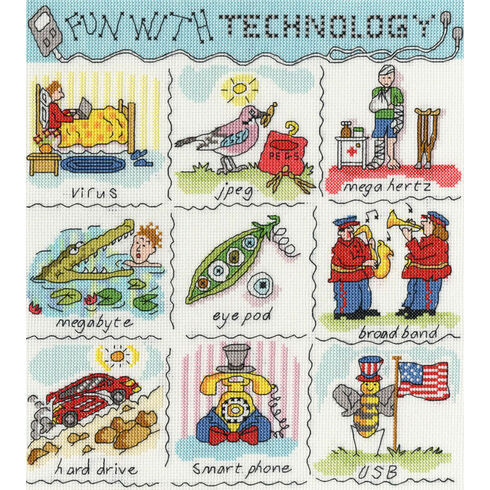 Dictionary Of Technology Cross Stitch Kit