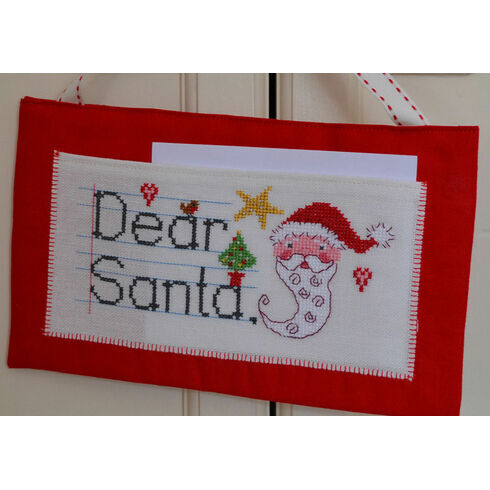 Dear Santa Letter Hanging Cross Stitch Kit