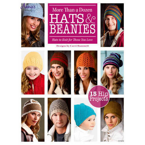 More Than A Dozen Hats & Beanies Knitting Pattern Book