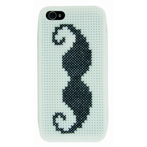 iPhone 5 Phone Cases Monotone Cross Stitch Kit (includes 2 cases)