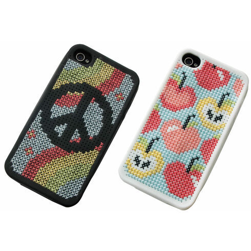 iPhone 4 Phone Cases Cross Stitch Kit (includes 2 cases)