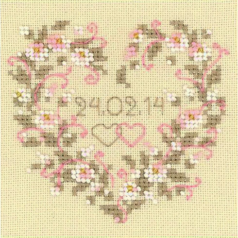 From All My Heart Cross Stitch Kit