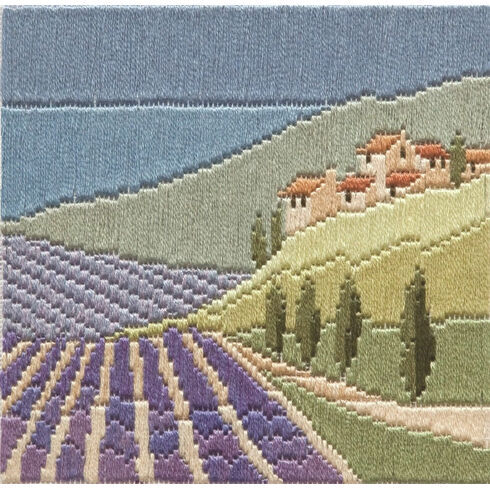 Lavender Fields Long Stitch Kit