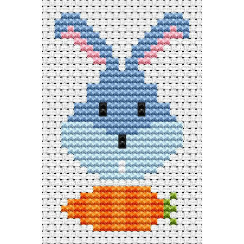 Sew Simple Bunny Head Cross Stitch Kit