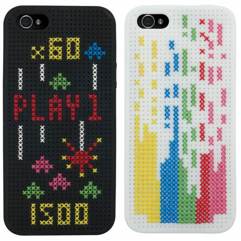 iPhone 5 Arcade Cross Stitch Phone Cases Kit - Set Of 2