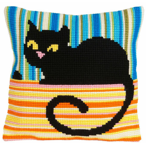 Ms Cool Cross Stitch Cushion Panel Kit