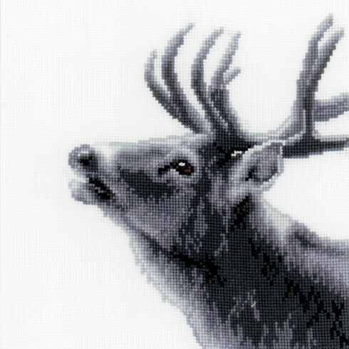 Roaring Deer Cross Stitch Kit