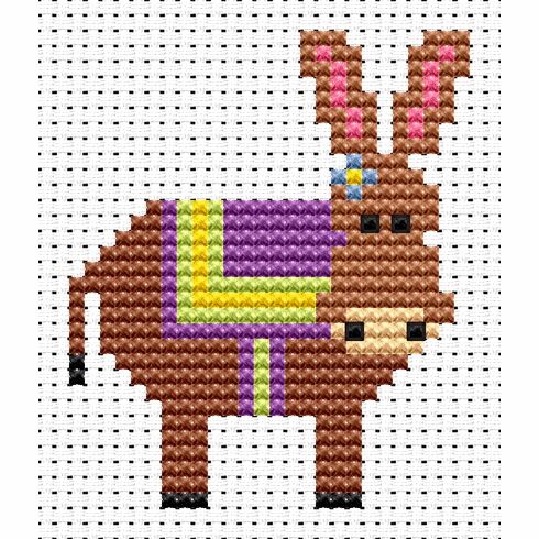 Sew Simple Donkey Cross Stitch Kit