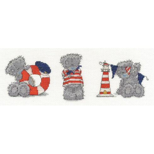 Tatty Teddy Three Little Sailors Cross Stitch Kit