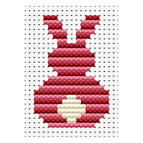 Easy Peasy Bunny Rabbit Cross Stitch Kit