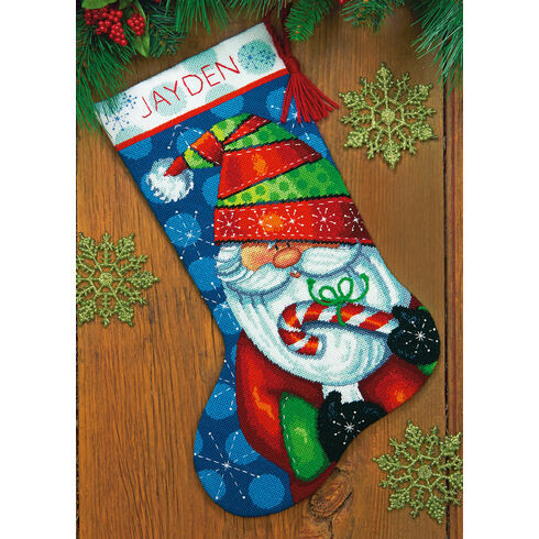 Sweet Santa Needlepoint Stocking Kit