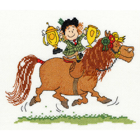 Thelwell Trophies Cross Stitch Kit