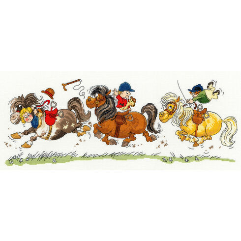 Thelwell Horse Play Cross Stitch Kit