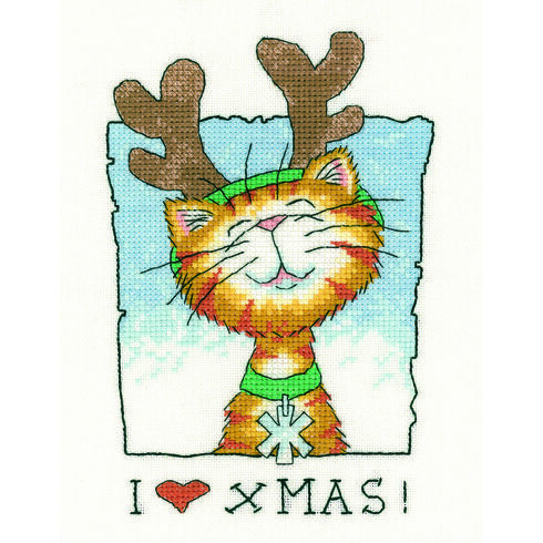 I Love Christmas Cross Stitch Kit