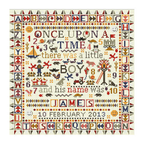 Once Upon A Time Little Boy Cross Stitch Kit
