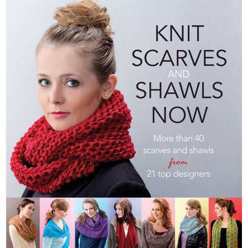 Knit Scarves & Shawls Now Pattern Book