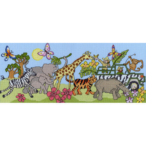 Safari Fun Cross Stitch Kit