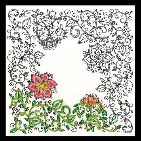 Design Works Garden - Zenbroidery Fabric Pack