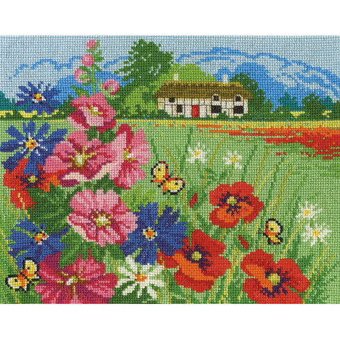 Summer Meadow Cross Stitch Kit