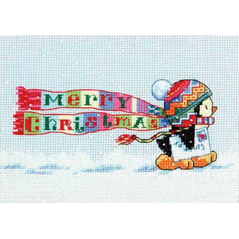 Christmas Penguin Cross Stitch Kit