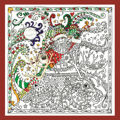 Zenbroidery - Santa's Sleigh Fabric Pack