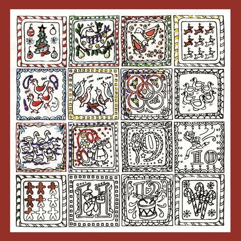 Zenbroidery - 12 Days Of Christmas Fabric Pack