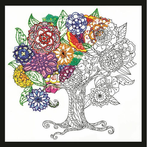 Tree Zenbroidery Fabric Pack