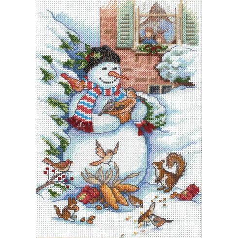 Snowman & Friends Cross Stitch Kit