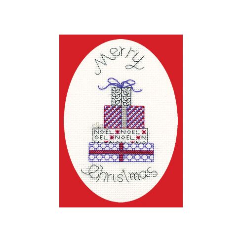 Posh Presents Cross Stitch Christmas Card Kit