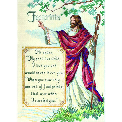 In His Arms Cross Stitch Kit