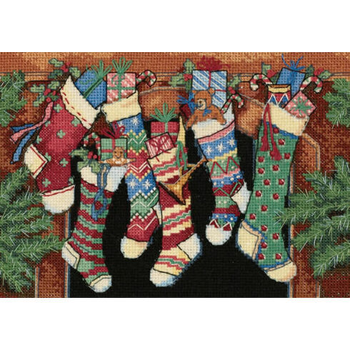 The Stockings Were Hung Cross Stitch Kit
