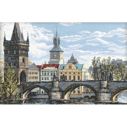 Charles Bridge - Prague Cross Stitch Kit